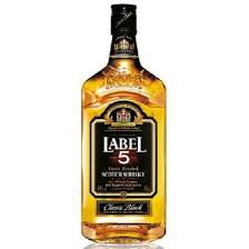 Label 5 scotch whisky - 1L 